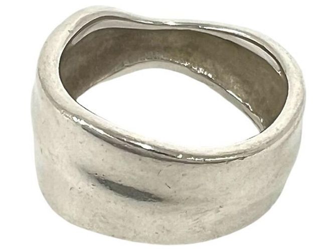 Tiffany & Co Tiffany Vintage Leaf Band Ring Silber - Ansicht 6