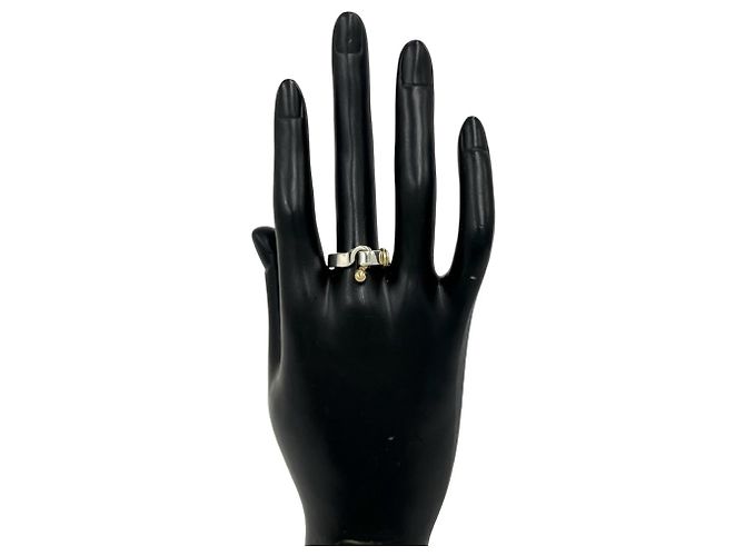 Tiffany & Co Tiffany Vintage Hook & Eye Ring Silber Golden - Ansicht 2