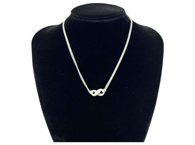Tiffany & Co Collana Tiffany Vintage Infinity Argento - vista 2
