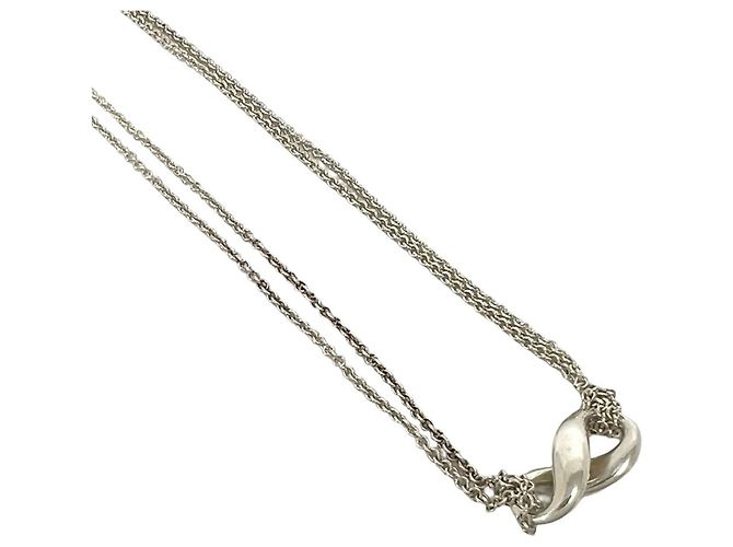 Tiffany & Co Collana Tiffany Vintage Infinity Argento - vista 4