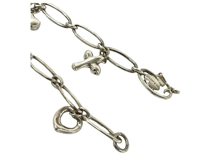 Tiffany & Co Bracciale Tiffany Vintage con 5 charm Argento - vista 4