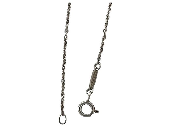 Tiffany & Co Collana Tiffany Vintage Atlas Bar Argento - vista 5