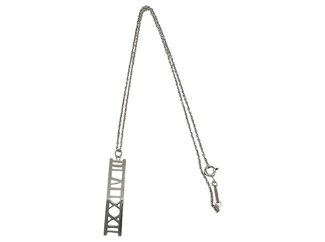 Tiffany & Co Collana Tiffany Vintage Atlas Bar Argento - vista 6