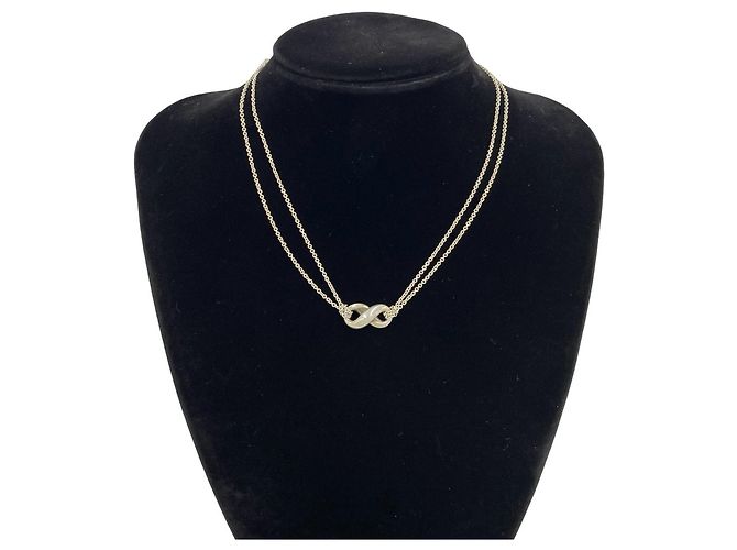 Tiffany & Co Collana Tiffany Vintage Infinity Argento - vista 2