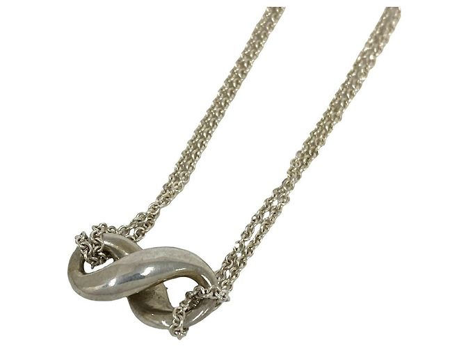 Tiffany & Co Collana Tiffany Vintage Infinity Argento - vista 4