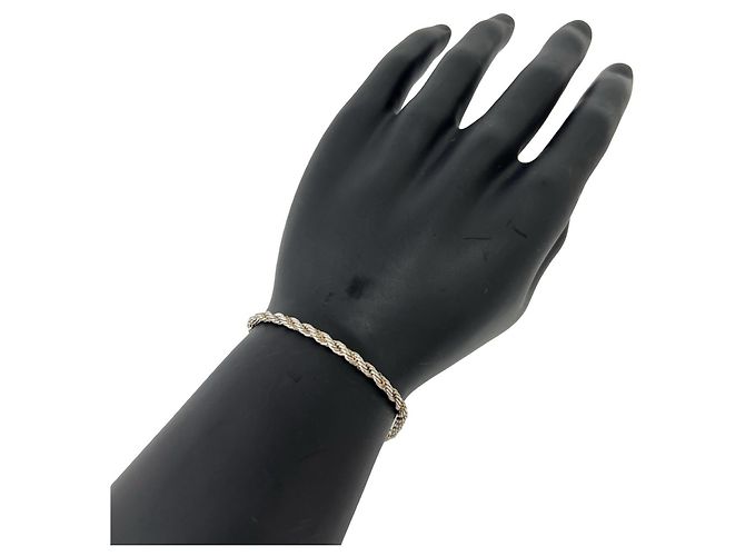 Tiffany & Co Bracciale Tiffany Vintage Twist Rope Argento D'oro - vista 2