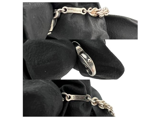Tiffany & Co Bracciale Tiffany Vintage Twist Rope Argento D'oro - vista 3