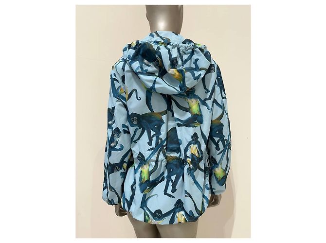 Casaco com capuz Valentino Sub-Zero Couture com estampado de macaco IT 40 usado - vista 4