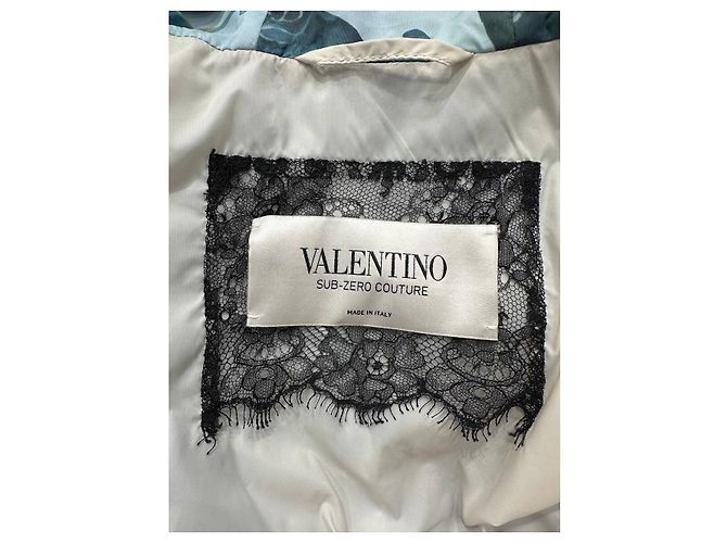 Casaco com capuz Valentino Sub-Zero Couture com estampado de macaco IT 40 usado - vista 6