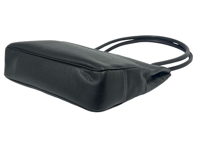 Timeless Borsa Tote Chanel Vintage Coco Mark Nero - vista 8