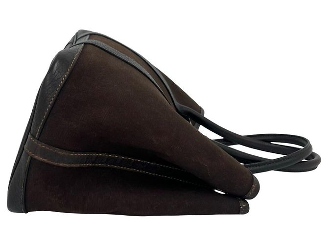 Hermès Borsa a tracolla Hermes Garden Party TPM Marrone - vista 6
