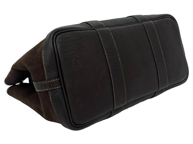 Hermès Borsa a tracolla Hermes Garden Party TPM Marrone - vista 7