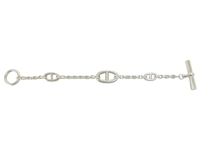 Hermès Bracciale con Charms Hermes Chaine d'Ancre Farandole LG Argento - vista 5