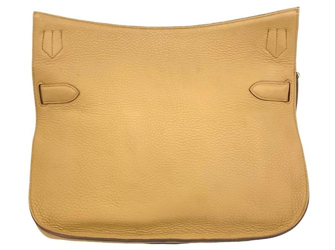 Hermès Borsa a tracolla HERMES Jypsiere 34 in Beige - vista 3