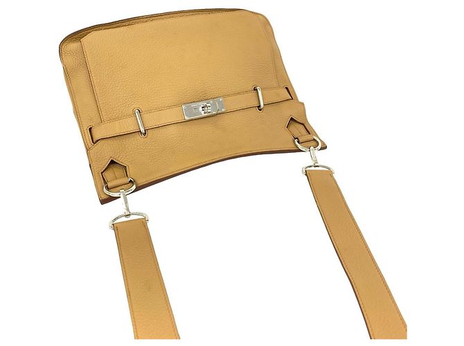 Hermès Borsa a tracolla HERMES Jypsiere 34 in Beige - vista 4