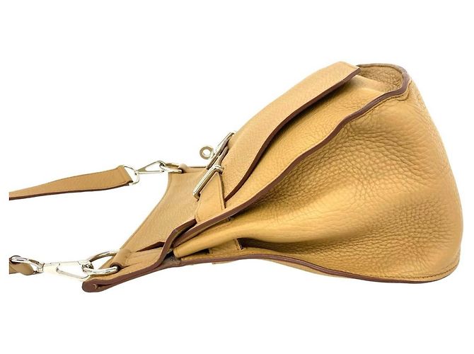 Hermès Borsa a tracolla HERMES Jypsiere 34 in Beige - vista 5