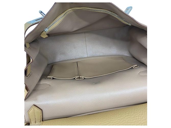 Hermès Borsa a tracolla HERMES Jypsiere 34 in Beige - vista 9