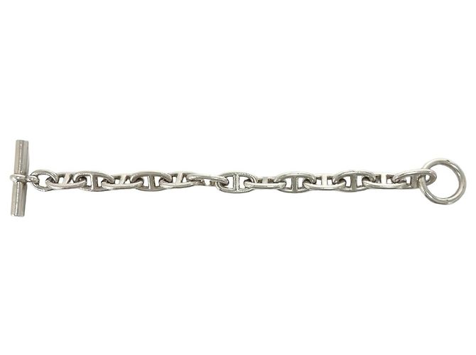 Hermès Bracciale Hermes Vintage Chaine d'Ancre GM Argento - vista 5