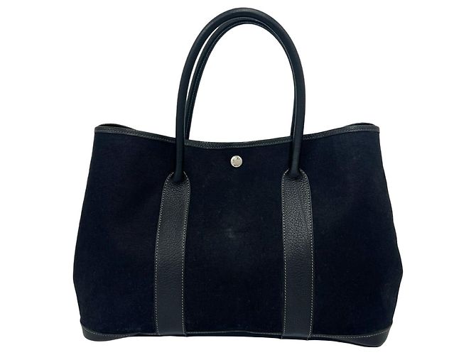Hermès Borsa Tote Hermes Garden Party PM Nero - vista 3
