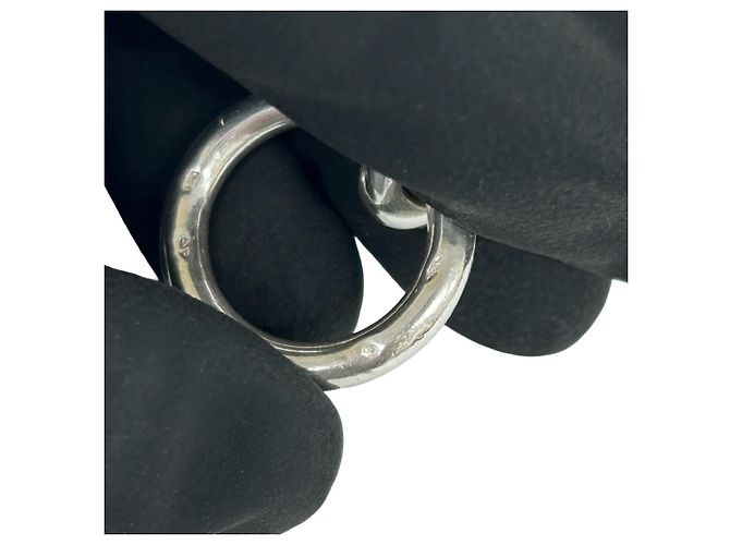Hermès Bracciale Hermes Chaine d'Ancre MM 16-Link in Argento - vista 4