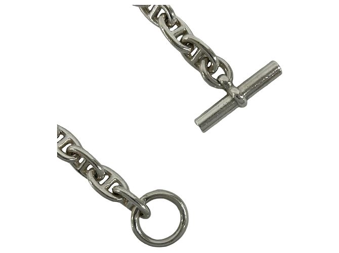 Hermès Bracciale Hermes Chaine d'Ancre MM 16-Link in Argento - vista 5