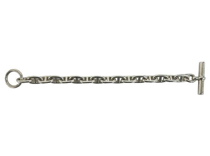 Hermès Bracciale Hermes Chaine d'Ancre MM 16-Link in Argento - vista 7