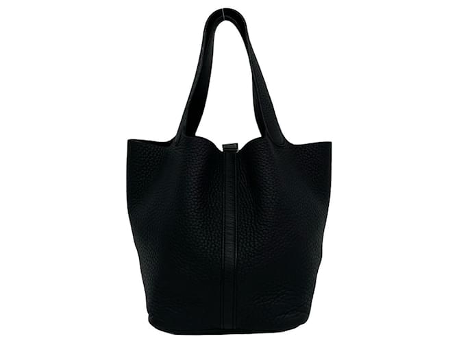 Hermès Borsa Hermes Picotin Lock MM Nero - vista 3