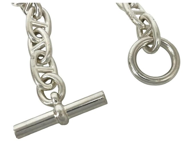 Hermès HERMES Chaine d'Ancre GM Bracciale a 12 maglie Argento - vista 4