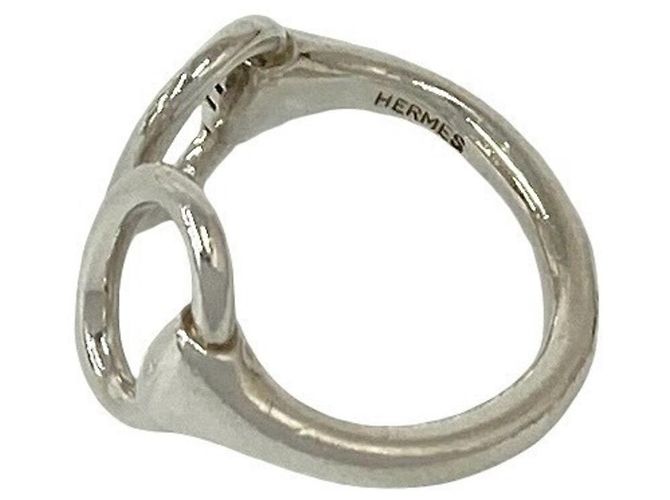Hermès Hermes Vintage Nausicaä Ring Silber - Ansicht 4