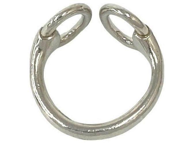 Hermès Hermes Vintage Nausicaä Ring Silber - Ansicht 6