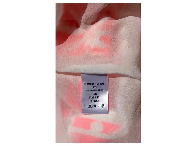 Abito floreale Chloé da donna Rosa Bianco - vista 5