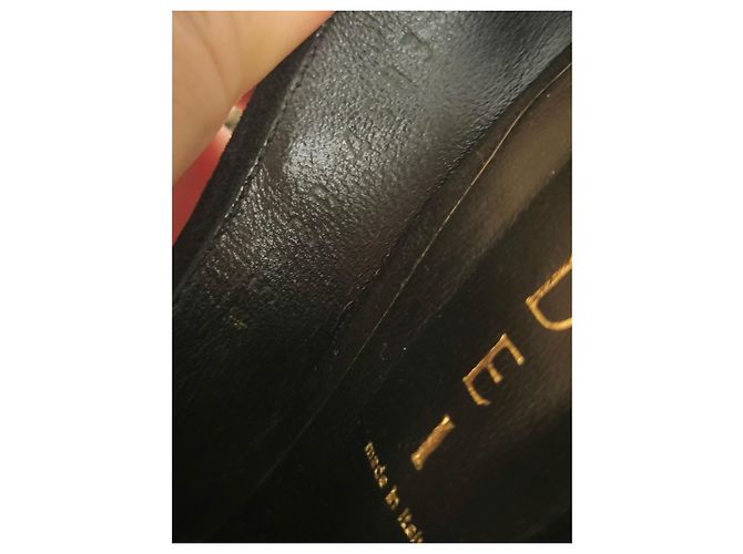 Décolleté Casadei neri con strass Nero - vista 15