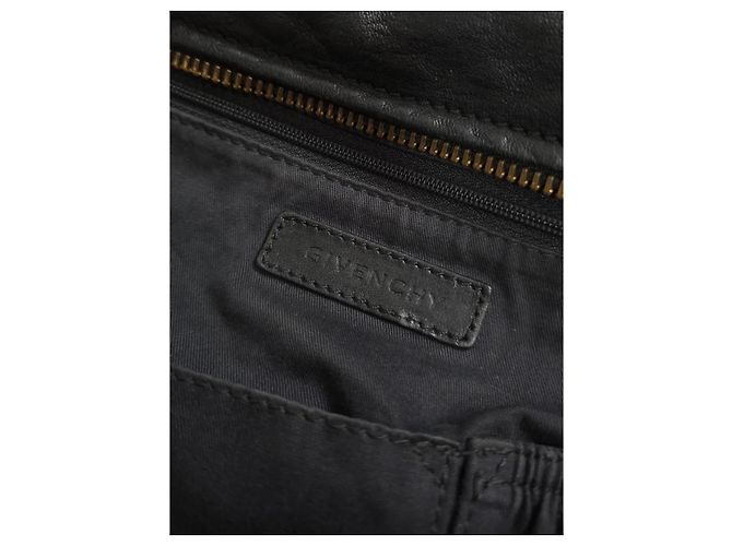 borsa Givenchy Pandora in pelle nera borchiata Nero - vista 10