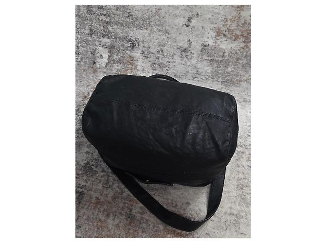 borsa Givenchy Pandora in pelle nera borchiata Nero - vista 9