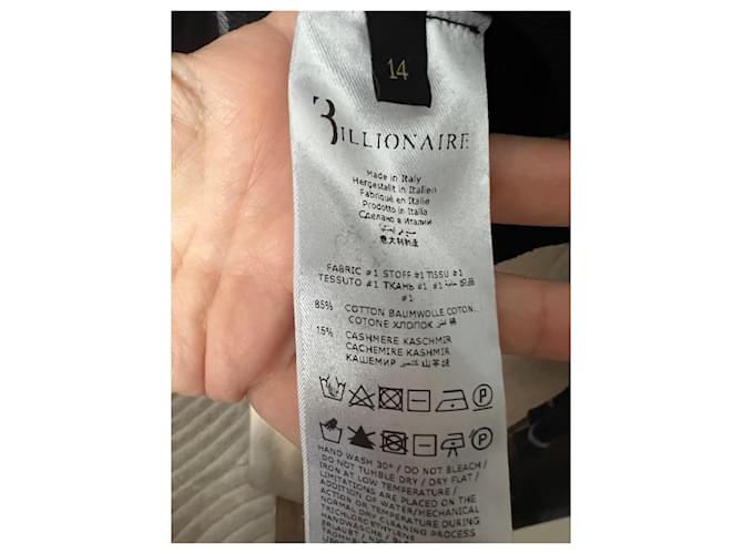 Pull BillionaireBoy’s en mélange de coton et cachemire noir - vue 5