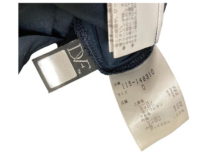 Autre Marque DF STUDIO Diane von Furstenberg Spitzenkleid Blau Marineblau - Ansicht 6