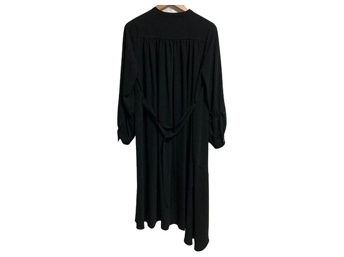 Autre Marque THE IRON BOW-FRONT ASYMMETRY Langärmeliges Kleid aus Triacetat - Ansicht 2