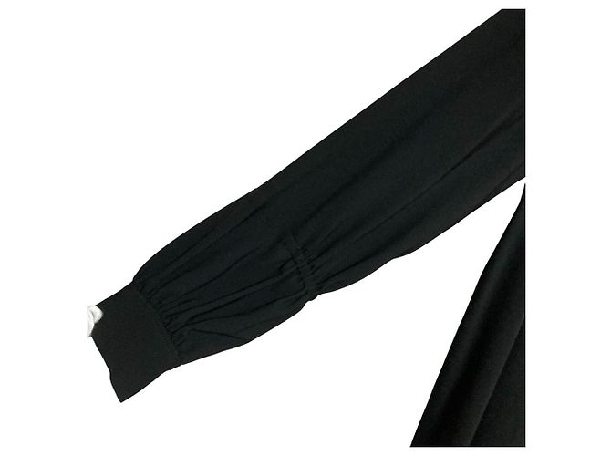 Autre Marque THE IRON BOW-FRONT ASYMMETRY Langärmeliges Kleid aus Triacetat - Ansicht 3