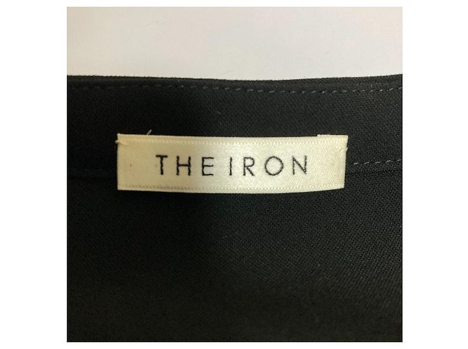 Autre Marque THE IRON BOW-FRONT ASYMMETRY Langärmeliges Kleid aus Triacetat - Ansicht 6