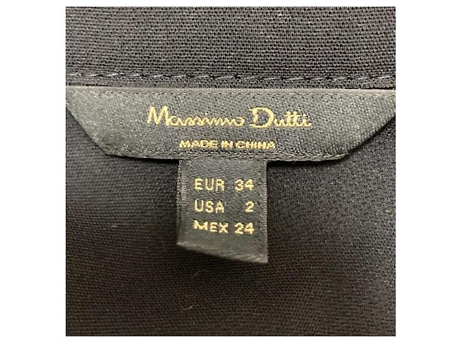 Autre Marque Tuta Massimo Dutti Nero - vista 5