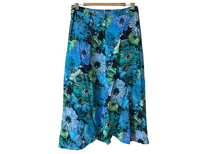Stella Mc Cartney Falda de seda Stella McCartney Azul - vista 2