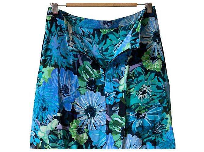 Stella Mc Cartney Falda de seda Stella McCartney Azul - vista 5