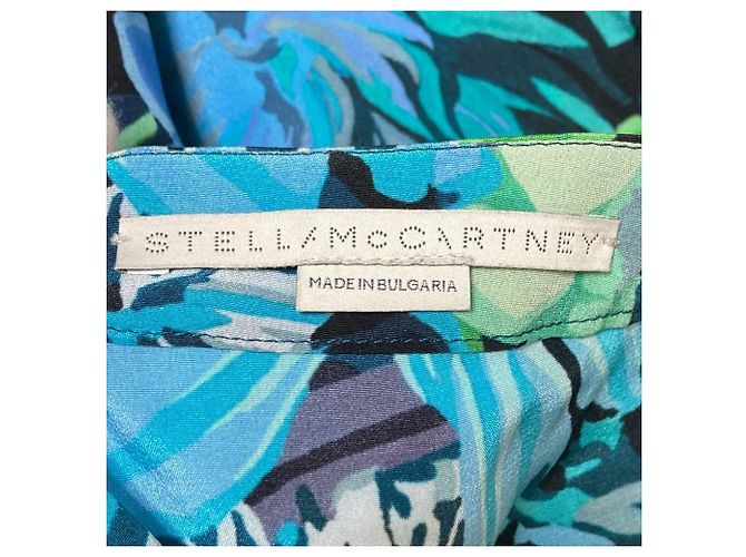 Stella Mc Cartney Falda de seda Stella McCartney Azul - vista 7