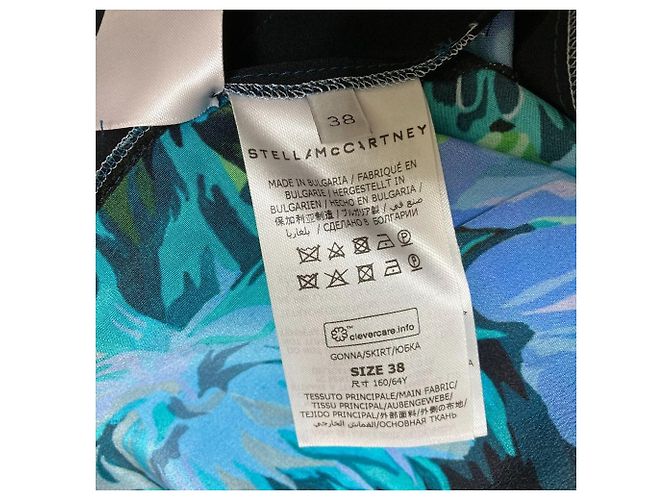 Stella Mc Cartney Falda de seda Stella McCartney Azul - vista 8