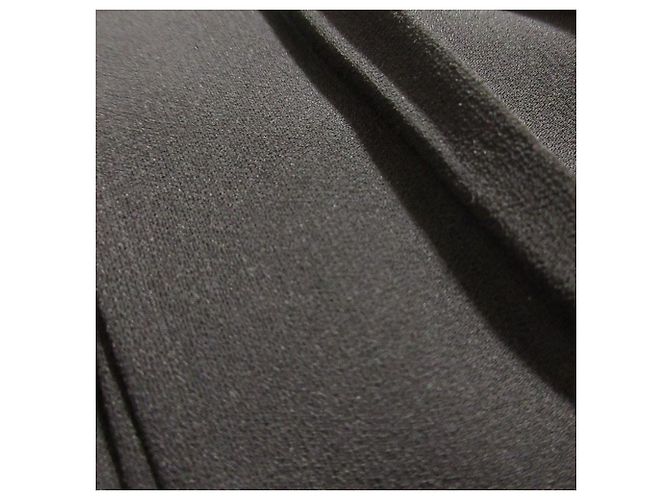 Autre Marque LIBJOIE Ausgestelltes Maxikleid mit Raffgurtel Schwarz - Ansicht 3