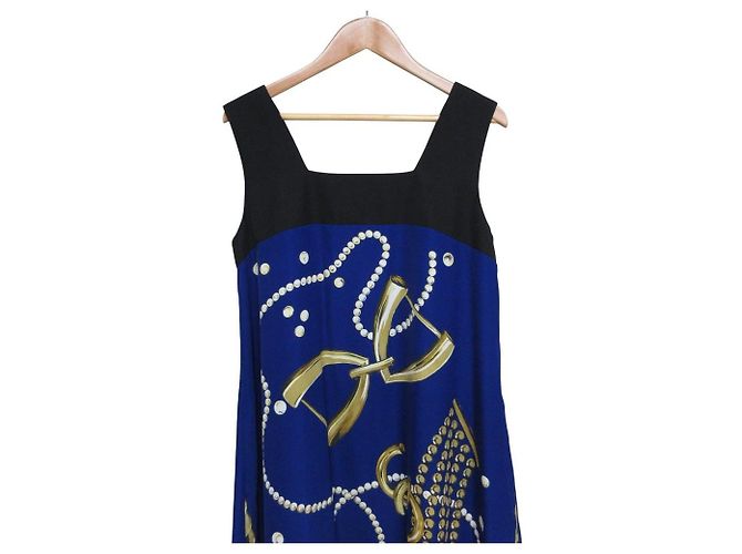 Autre Marque GRACE Class Jewelry Motif Kleid Blau - Ansicht 2