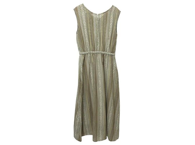Autre Marque Vestido SHIPS Estampa Paisley Geométrica Marrom - vista 2
