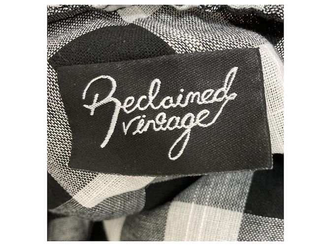 Autre Marque Abito lungo Reclaimed Vintage Nero - vista 6