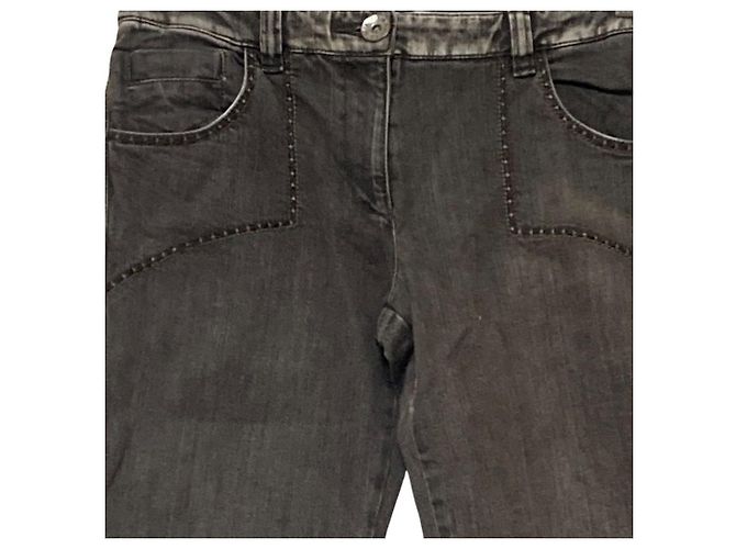 Autre Marque Pantalones de denim elásticos Marella Negro - vista 3