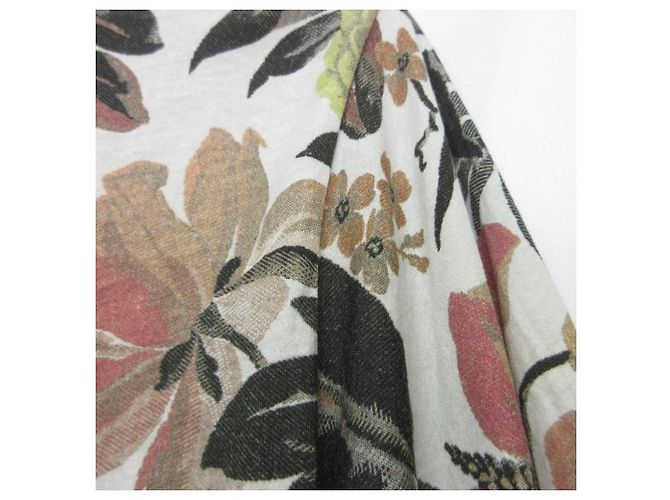 Autre Marque Top de mangas abullonadas con estampado botánico Dries Van Noten Blanco - vista 3